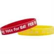 Silicone Wristband with Colorfill | https://www.bestnamebadges.com