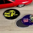 2.75 X 1.75 Inch Oval Magnet Buttons | https://www.bestnamebadges.com