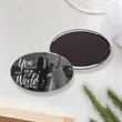 2.75 X 1.75 Inch Oval Magnet Buttons | https://www.bestnamebadges.com