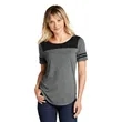 Sport-Tek Women's PosiCharge Tri-Blend Wicking Fan Tee. | https://www.bestnamebadges.com