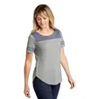 Sport-Tek Women's PosiCharge Tri-Blend Wicking Fan Tee. | https://www.bestnamebadges.com