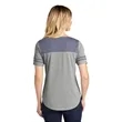 Sport-Tek Women's PosiCharge Tri-Blend Wicking Fan Tee. | https://www.bestnamebadges.com