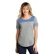 Sport-Tek Women's PosiCharge Tri-Blend Wicking Fan Tee. | https://www.bestnamebadges.com