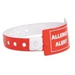 Medical Alert Wide Vinyl Wristbands | https://www.bestnamebadges.com