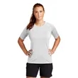 Sport-Tek Women's Rashguard Tee. | https://www.bestnamebadges.com