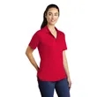 Sport-Tek Women's Posi-UV Pro Polo. | https://www.bestnamebadges.com