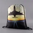 Full Color Drawstring Backpack Sports Bags | https://www.bestnamebadges.com