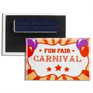 2 X 3 Inch Rectangle Wearable Clothing Magnet Buttons