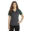 Sport-Tek Women's Colorblock Micropique Sport-Wick Polo. | https://www.bestnamebadges.com