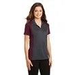 Sport-Tek Women's Colorblock Micropique Sport-Wick Polo. | https://www.bestnamebadges.com