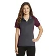 Sport-Tek Women's Colorblock Micropique Sport-Wick Polo. | https://www.bestnamebadges.com