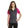 Sport-Tek Women's Colorblock Micropique Sport-Wick Polo. | https://www.bestnamebadges.com