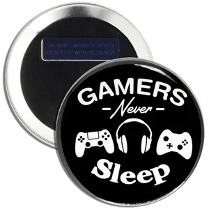 3 Inch Round Wearable Clothing Magnet Buttons