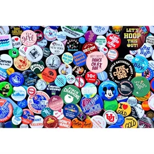 2.5 Inch Round Wearable Clothing Magnet Buttons