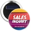2.5 Inch Round Wearable Clothing Magnet Buttons | https://www.bestnamebadges.com
