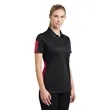 Sport-Tek Women's PosiCharge Active Textured Colorblock P... | https://www.bestnamebadges.com
