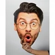 12 X 18 Inch Foam Big Head Cutouts | https://www.bestnamebadges.com