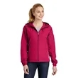 Sport-Tek Women's Colorblock Hooded Raglan Jacket. | https://www.bestnamebadges.com
