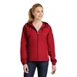 Sport-Tek Women's Colorblock Hooded Raglan Jacket. | https://www.bestnamebadges.com