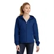 Sport-Tek Women's Colorblock Hooded Raglan Jacket. | https://www.bestnamebadges.com