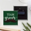 3 Inch Square Wearable Clothing Magnet Buttons | https://www.bestnamebadges.com