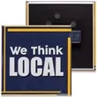 3 Inch Square Wearable Clothing Magnet Buttons | https://www.bestnamebadges.com