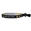 Custom Woven Cloth Wristbands | https://www.bestnamebadges.com