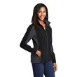 Sport-Tek Women's Colorblock Soft Shell Jacket. | https://www.bestnamebadges.com