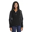 Sport-Tek Women's Colorblock Soft Shell Jacket. | https://www.bestnamebadges.com
