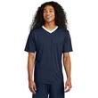 Sport-Tek Competitor United V-Neck | https://www.bestnamebadges.com