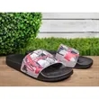 Custom Full Color Slide Sandals | https://www.bestnamebadges.com