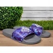 Custom Full Color Slide Sandals | https://www.bestnamebadges.com