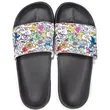 Custom Full Color Slide Sandals | https://www.bestnamebadges.com