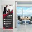 33 X 80 Inch Full Color Roll Up Retractable Banner Stands | https://www.bestnamebadges.com