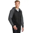 Sport-Tek Sport-Wick Varsity Fleece Full-Zip Hooded Jacket. | https://www.bestnamebadges.com