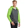 Sport-Tek Sport-Wick Varsity Fleece Full-Zip Hooded Jacket. | https://www.bestnamebadges.com