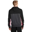 Sport-Tek Tech Fleece Colorblock Full-Zip Hooded Jacket. | https://www.bestnamebadges.com