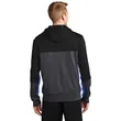 Sport-Tek Tech Fleece Colorblock Full-Zip Hooded Jacket. | https://www.bestnamebadges.com