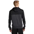 Sport-Tek Tech Fleece Colorblock Full-Zip Hooded Jacket. | https://www.bestnamebadges.com