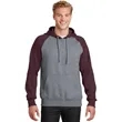 Sport-Tek Raglan Colorblock Pullover Hooded Sweatshirt. | https://www.bestnamebadges.com