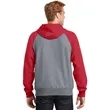 Sport-Tek Raglan Colorblock Pullover Hooded Sweatshirt. | https://www.bestnamebadges.com