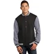 Sport-Tek Fleece Letterman Jacket. | https://www.bestnamebadges.com