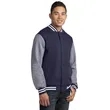 Sport-Tek Fleece Letterman Jacket. | https://www.bestnamebadges.com