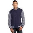 Sport-Tek Fleece Letterman Jacket. | https://www.bestnamebadges.com