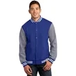 Sport-Tek Fleece Letterman Jacket. | https://www.bestnamebadges.com