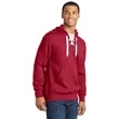 Sport-Tek Lace Up Pullover Hooded Sweatshirt. | https://www.bestnamebadges.com