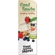 Bookmark - Good Snacks: Staying Healthy | https://www.bestnamebadges.com