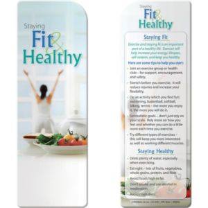 Bookmark - Staying Fit and Healthy