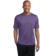 Sport-Tek Heather Contender Tee. | https://www.bestnamebadges.com
