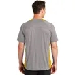 Sport-Tek Heather Colorblock Contender Tee. | https://www.bestnamebadges.com